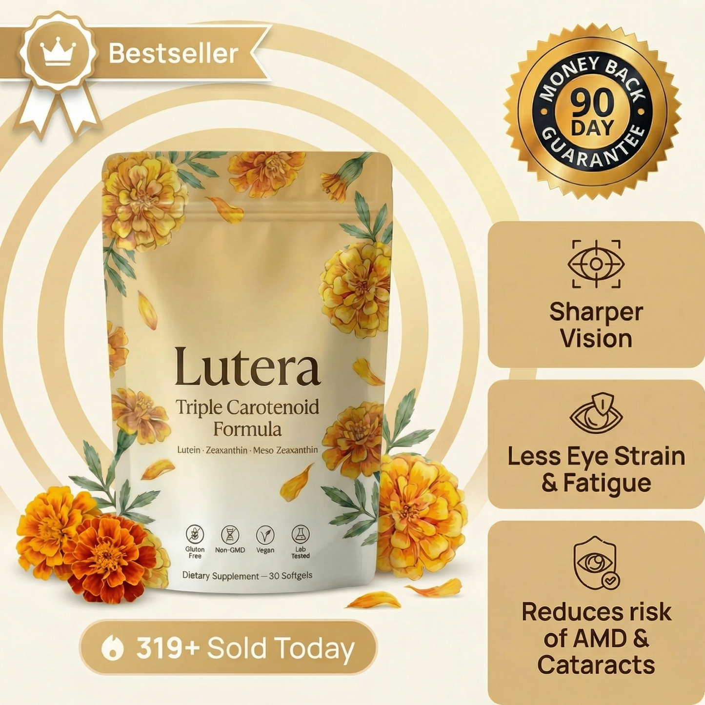 Lutera 2-In-1 Advanced Eye Formula